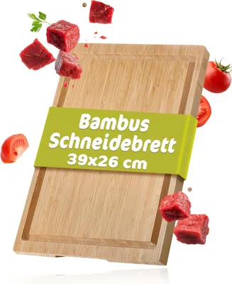 Produktbild von RÖSLE 13730, Rechteckig, Bambus, Holz, 260 mm, 390 mm, 24 mm