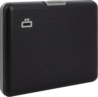 Produktbild von Ögon Big Stockholm Card Holder Kartenetui RFID-safe Simili Lozenge Leder Schwarz