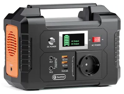 Image de Station d'alimentation portable - 200W - Batterie 151Wh - Sortie AC à onde sinusoïdale pure - Alimentation de secours