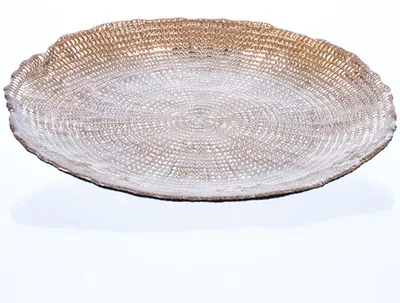 Produktbild von LUXOR plate - gold - 21x21x1,5cm - Glas