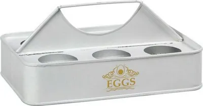 Obrázek produktu pro BigBuy Cooking S1124454 Kelímek na vejce bílý, plastový