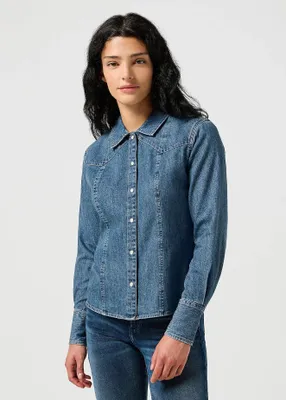 Immagine prodotto di wrangler camicie donna wrangler 112356476 faded blue