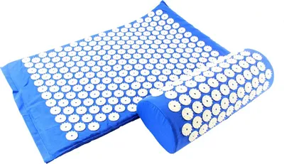 Produktbild von Akupressurmatte Acupurse mit 7.668 Akupressurpunkten, 60x40x2 cm Matte, 14x37x10 cm Kissen & Transporttasche