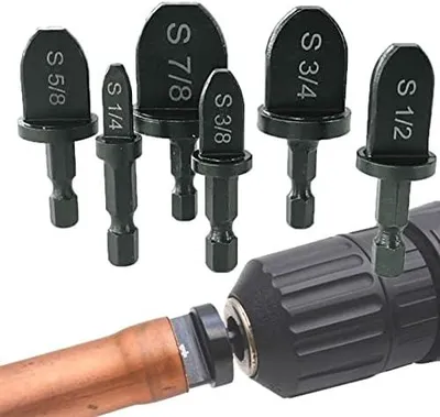 Produktbild von 6-teiliges Rohr-Expander-Set aus Kohlenstoffstahl mit Sechskantschaft für Kupferrohre in Klimaanlagen Aufweitwerkzeug für HVAC-Kupferrohr