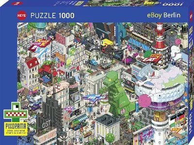 Produktbild von Heye Puzzle Berlin Quest, 1000 Teile, 1000 Stück(e), Kunst