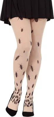 Produktbild von Kakerlaken Strumpfhose für Erwachsene als Kostümaccessoire für Halloween