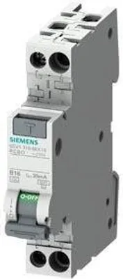 Produktbild von SENTRON 2P 16A B 0,03A Fehlerstrom-Schutzschalter Typ AC 6kA 5SV1316-0KK16 Siemens
