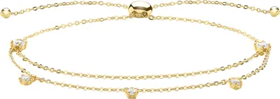 Productafbeelding van Armband voor dames, goud 375/1000, met zirconiumoxide; TRS27611