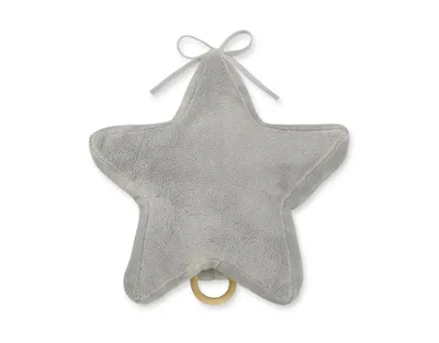 Produktbild von Stern Spieluhr für Babys Minky - grau