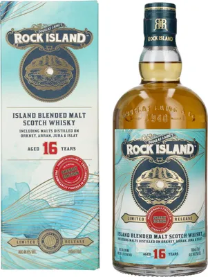 Image de Douglas Laing ROCK ISLAND 16 Years Old Sherry Edition 46,8% Vol. 0,7l en boîte cadeau