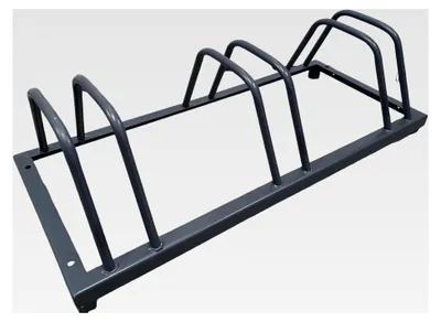 Produktbild von Dreifach Fahrradständer, verzinkt und pulverbeschichtet in Anthrazit (RAL7016)