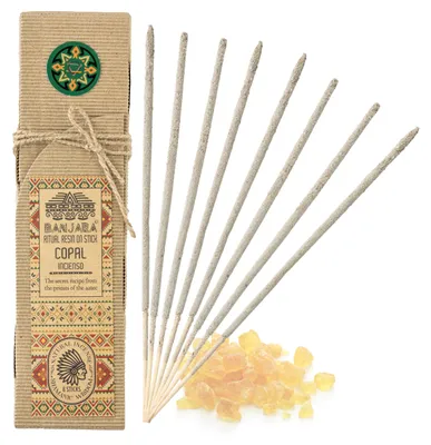 Produktbild von Räucherstäbchen Copal Harz natürlich duftend Meditation Original Banjara
