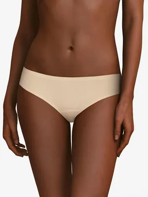 Image de Culotte bikini Chantelle en softstretch, couleur nude, pour femme