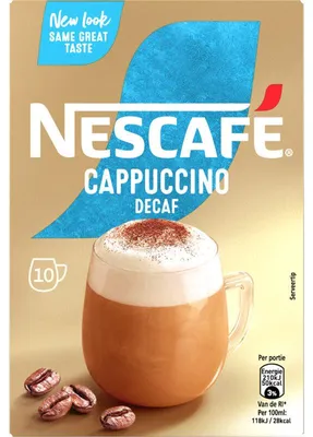 Produktbild von Nescafé Gold Cappuccino Decafé, 125g – Entkoffeinierter Kaffee mit cremigem Milchschaum