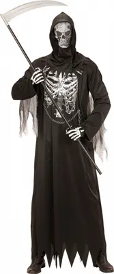 Produktbild von Sensenmann Kostüm für Erwachsene für Halloween Größe: S