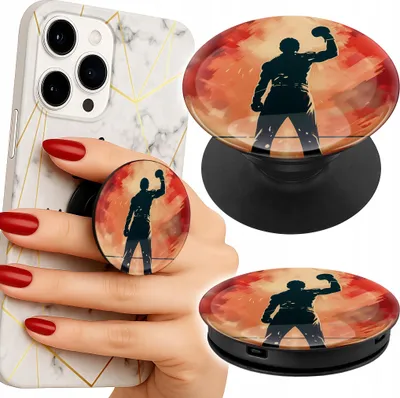 Obrázek produktu pro Držák na telefon Finger Popsocket / boxovací sportovní boxovací stojan