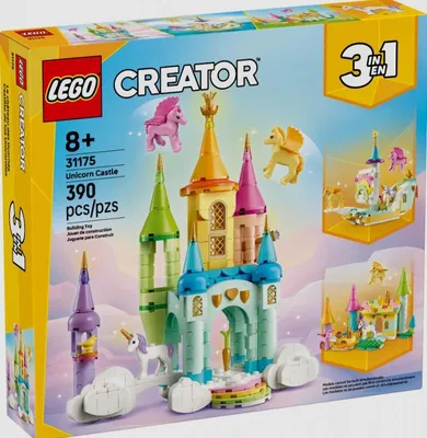 Produktbild von LEGO Creator Einhornschloss, Bausatz, 8 Jahr(e), Kunststoff, 390 Stück(e), 593 g