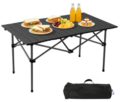 Obrázek produktu pro Skládací campingový stůl – lehký piknikový stůl, rozměry 95x56x50 cm
