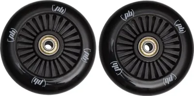 Immagine prodotto di Ruote di ricambio per monopattini freestyle - 100mm PU, nero, 2 pz