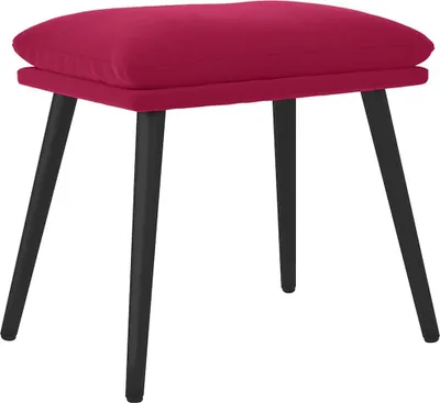 Obrázek produktu pro vidaXL Podnožka Vínově červená 45x29,5x35 cm Sametová