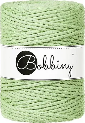 Produktbild von Bobbiny 3PLY Macramé Rope 5 mm 100 m Unicolor Matcha Schnur
