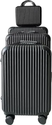 Produktbild von Hartschalenkoffer 4er-Set Frenzi Schwarz NTK-Collection