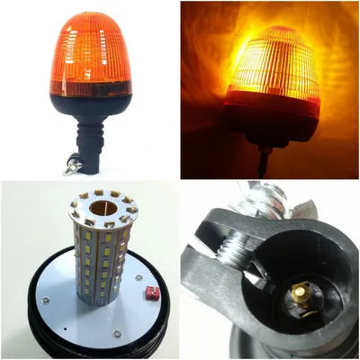 Immagine prodotto di Lampada di emergenza/segnale a LED (lampada di segnalazione, cupola in vetro) 12/24 V