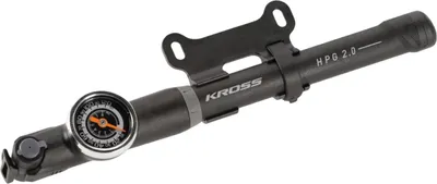 Obrázek produktu pro Kross HPG 2.0 – univerzální pumpička na kolo s manometrem, 120 PSI, vysokotlaká, hadička, AV DV FV