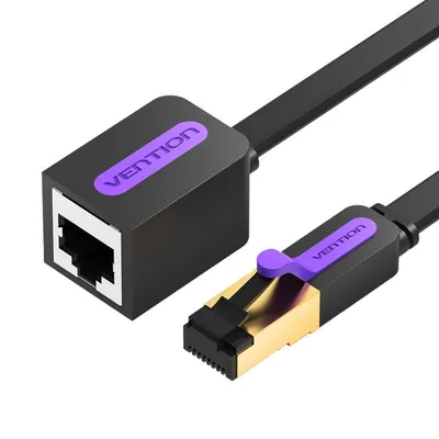 Zdjęcie produktu dla Vention ICBBL, 10 m, Cat7, RJ-45, RJ-45, Czarny