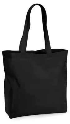 Image de Westford Mill - Sac à provisions « Premium », maxi, coton issu de l'agriculture biologique FK1281 (taille unique) (noir)