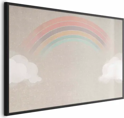 Produktbild von Posterpapier Poster - Rainbow in the Rain 30x21 cm Für Kinder e-A-10137-ao-a