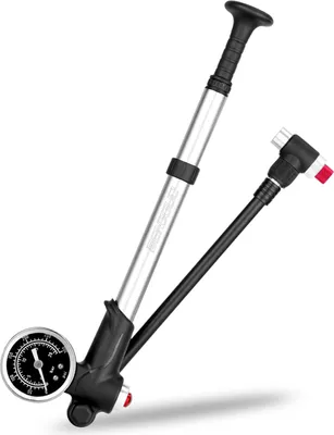 Produktbild von Fahrrad-Stossdaempferpumpe mit Manometer 300 PSI Hochdruck-Fahrrad-Reifenfueller-Luftpumpe fuer Fahrradgabel und Hinterradaufhaengung