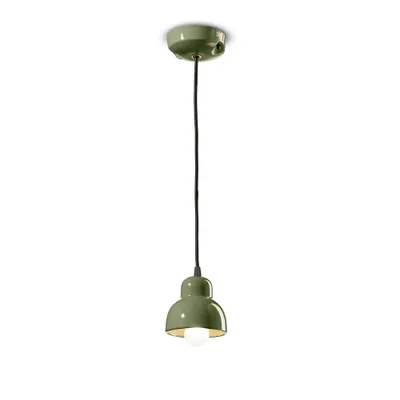Zdjęcie produktu dla Żyrandol Deco Vintage Berimbau Ceramic Sage Green 1 Light E14