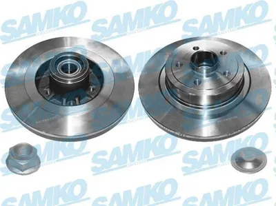 Produktbild von 2x SAMKO Bremsscheibe R1046PCA für RENAULT Clio III Schrägheck (BR0/1 CR0/1)