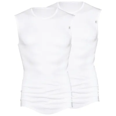 Produktbild von Mey 2er Pack Noblesse Unterhemd / Tanktop Ohne auftragende Nähte, Abgerundetem Saum auf der Vorder- und Rückseite, Feinripp