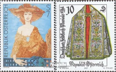 Produktbild von Briefmarken Österreich 2001 Mi 2355,2356 (kompl.Ausg.) postfrisch Moderne Kunst