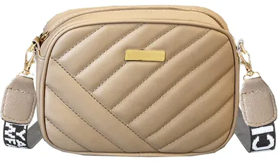 Immagine prodotto di Borsa a tracolla marrone chiaro in pelle, da donna
