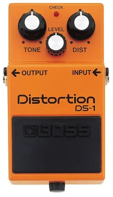 Produktbild von BOSS DS-1 Distortion Gitarren-Effektpedal 73x129x59mm für E-Gitarre und Keyboard