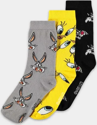 Produktbild von Warner - Looney Tunes - Crew Socks (3Pack) - 43/46