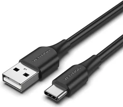 Produktbild von Vention CTHBD, 0,5 m, USB A, USB C, USB 2.0, 0,48 Gbit/s, Schwarz
