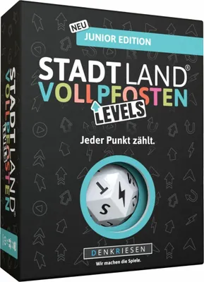 Produktbild von STADT LAND VOLLPFOSTEN® - Levels - JUNIOR EDITION - "Jeder Punkt zählt."