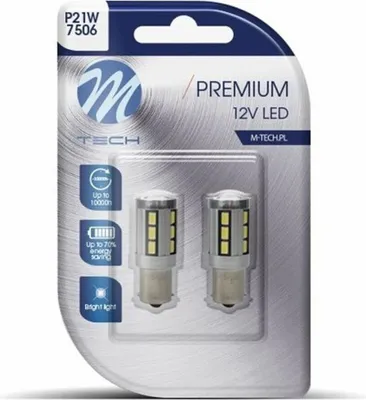 Zdjęcie produktu dla Żarówka samochodowa M-Tech MTECLB355W 12 V chłodna biel