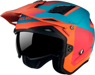 Immagine prodotto di Mt Helmets District Sv S Analog Jethelmet Arancione M Arancione M