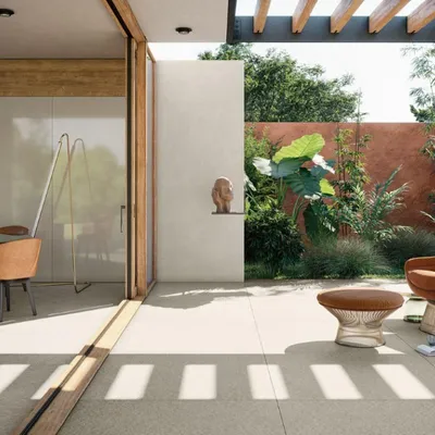 Productafbeelding van CASA39, geglazuurd keramisch materiaal met cementlook, afmetingen 60x120 cm, Gigacer Concept 1