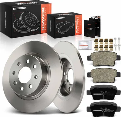 Immagine prodotto di Frankberg 2x dischi freno 4x pastiglie freno asse posteriore per Fiat Grande Punto 199 Punto Evo anno dal 2005