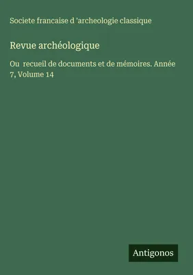 Produktbild von Revue archéologique