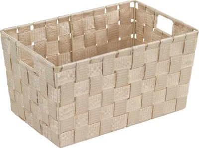 Produktbild von WENKO Aufbewahrungs Korb ADRIA S Beige Regal Box Ablage Organizer Bad Küchen WC