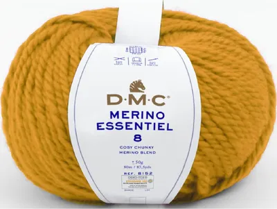 Obrázek produktu pro DMC Merino Essentiel-8 - nejsilnější příze z rodiny Merino 55 % Merino vlny a 45 %.Polyakrylu (barva 878)