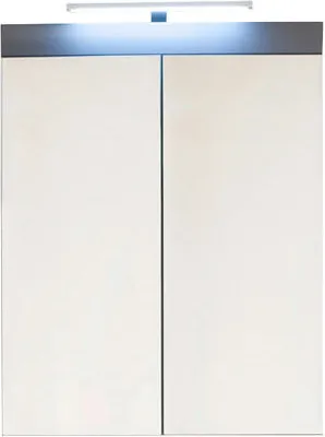 Produktbild von trendteam Bad Spiegelschrank Amanda Grau Melamin/Agave grau HG.TZ 60 x 77 x 17 cm