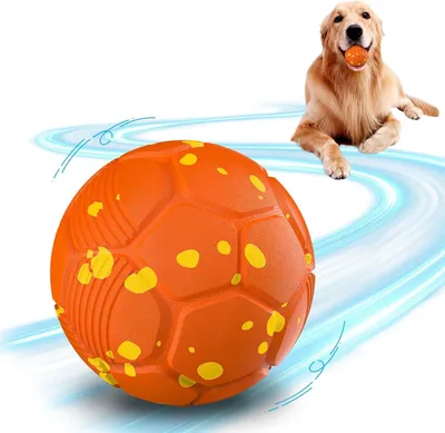 Interaktiver Hundeball, elektrisch, rotierend, für kleine/mittlere Hunde, Orange